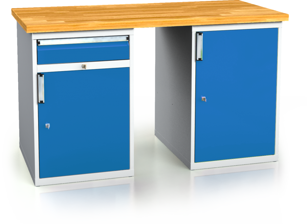 Workbenches alcera PROFI - board - container - container 880 x 1500 x 700